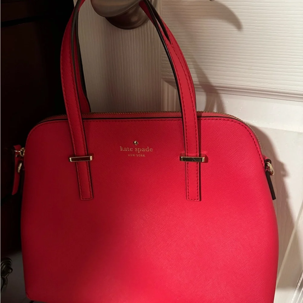 Kate Spade Vibrant Red Satchel - Picture 2 of 2